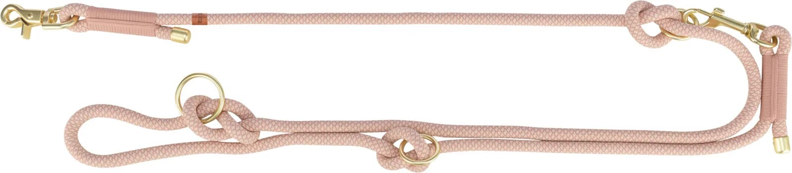 Trixie Soft Rope, smycz, dla psa – czarny / szary
