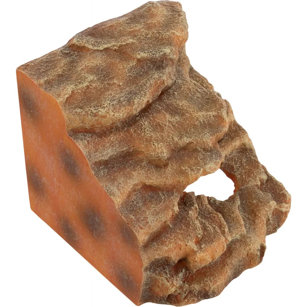 Trixie Skałka narożna z jaskinią i platformą – 14 × 11 × 14 cm