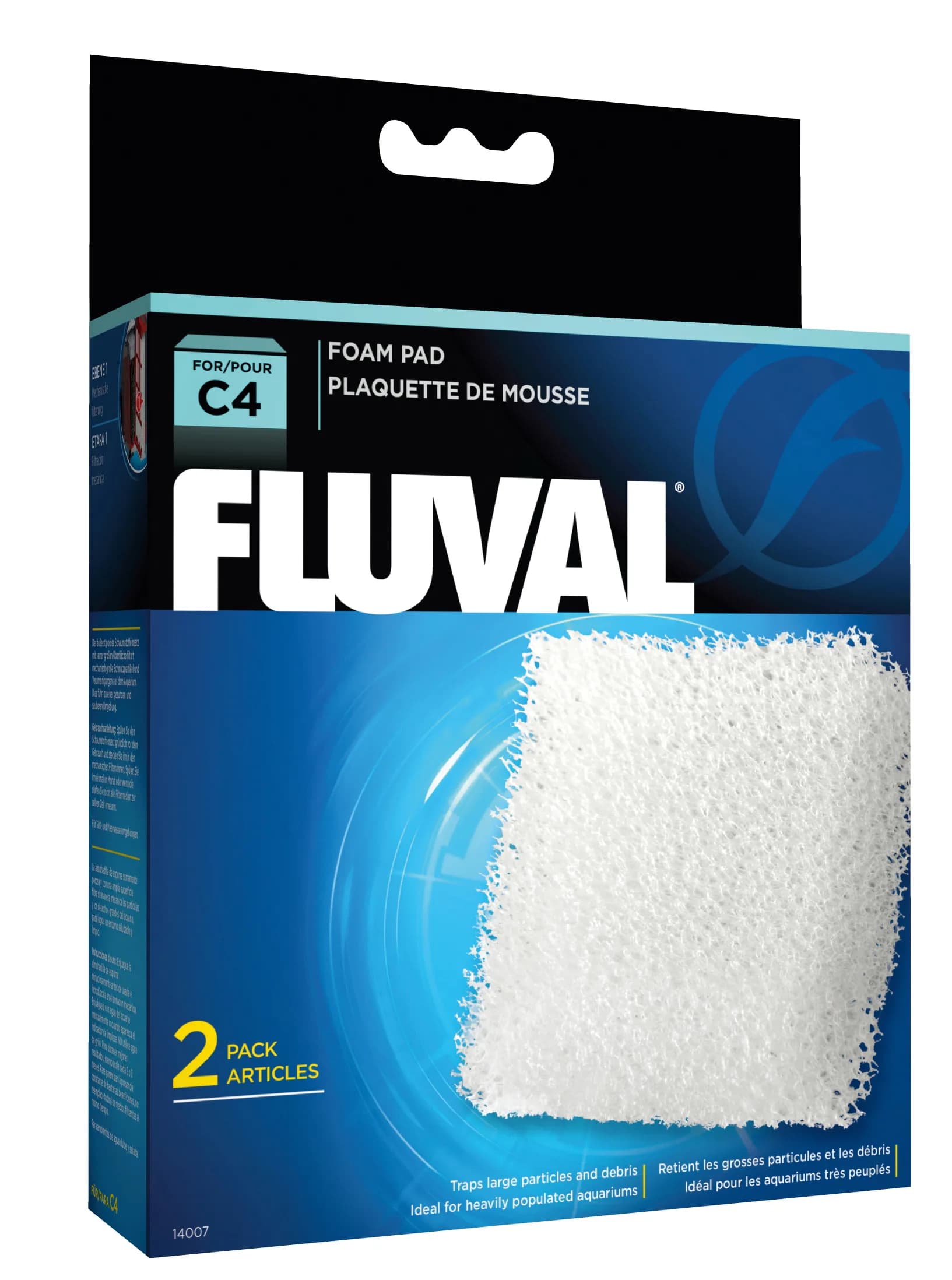 Fluval Foam Pad wkład gąbkowy do filtrów C2 C3 i C4 2 szt. – Fluval C4