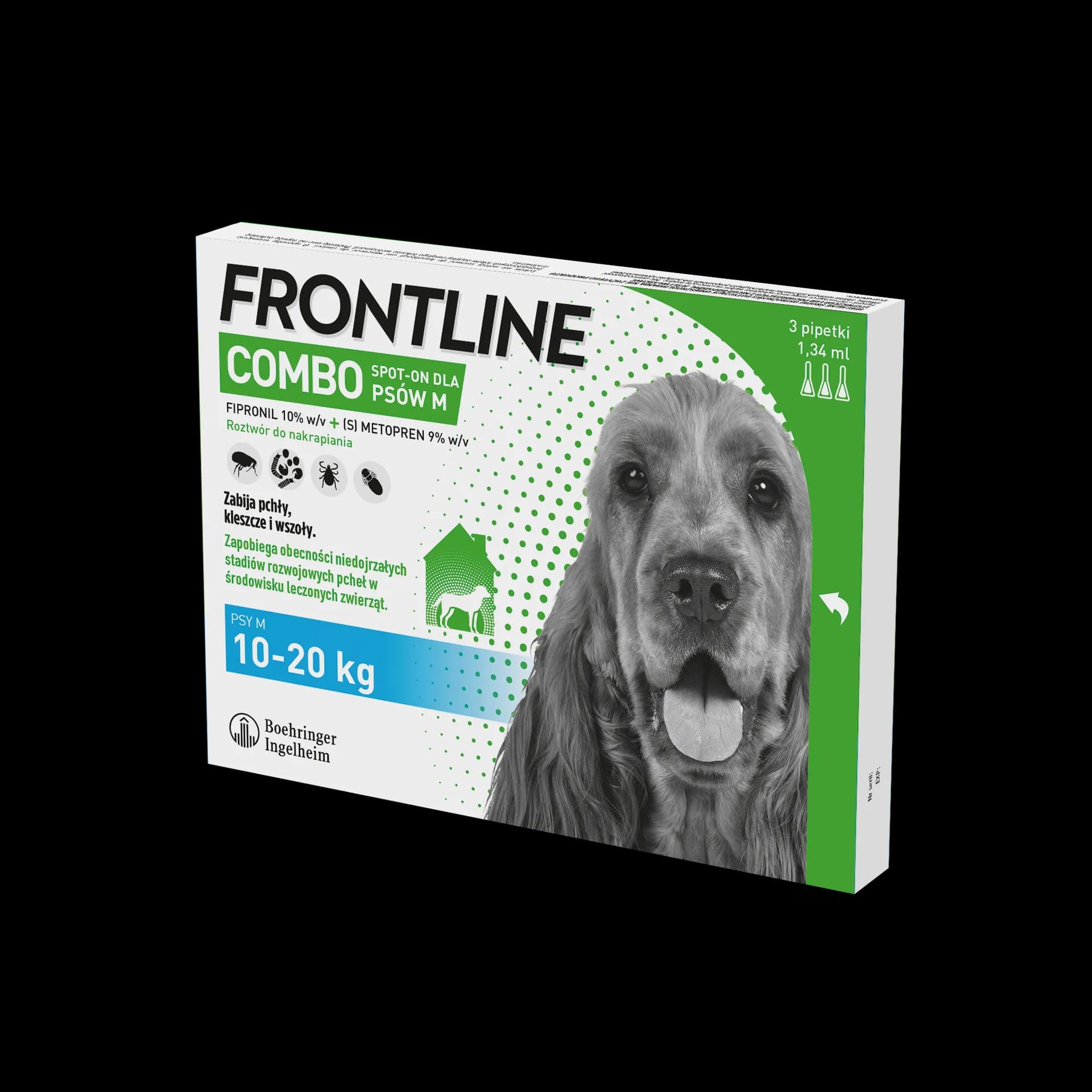 Frontline Combo Spot-On roztwór do nakrapiania dla psów o różnej wadze – S