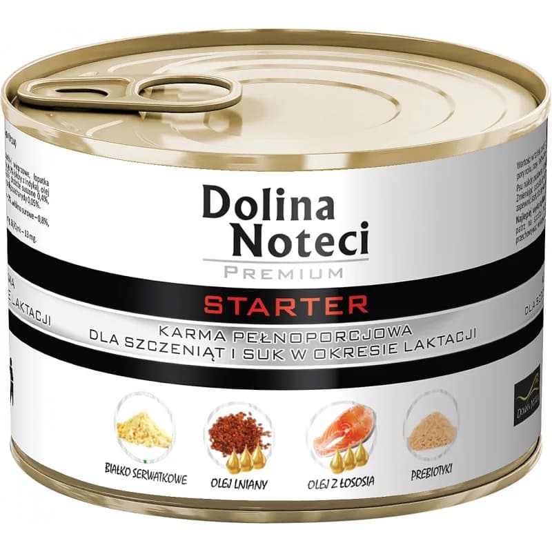 Dolina Noteci Premium Starter karma mokra dla szczeniąt oraz suk laktujących 185 g