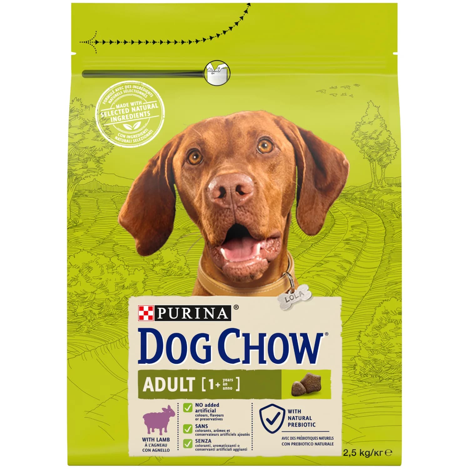 Dog Chow Purina Adult z jagnięciną dla psa – 14 kg