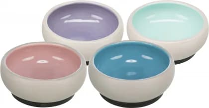 Trixie Miska dla kota ceramiczna /o z gumową podstawą – 0,6 l, ø 14 cm