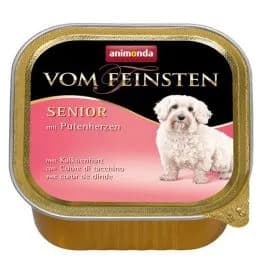 Animonda Vom Feinsten Senior karma mokra dla starszych psów szalki z sercem indyczym 150 g