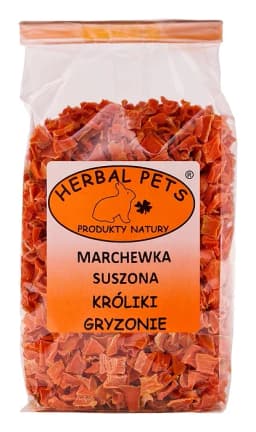 Herbal Pets Marchewka suszona uzupełniająca karma dla gryzoni 125 g
