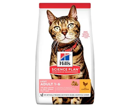 Hill's Science Plan Feline Light karma sucha dla dorosłych kotów 10 kg
