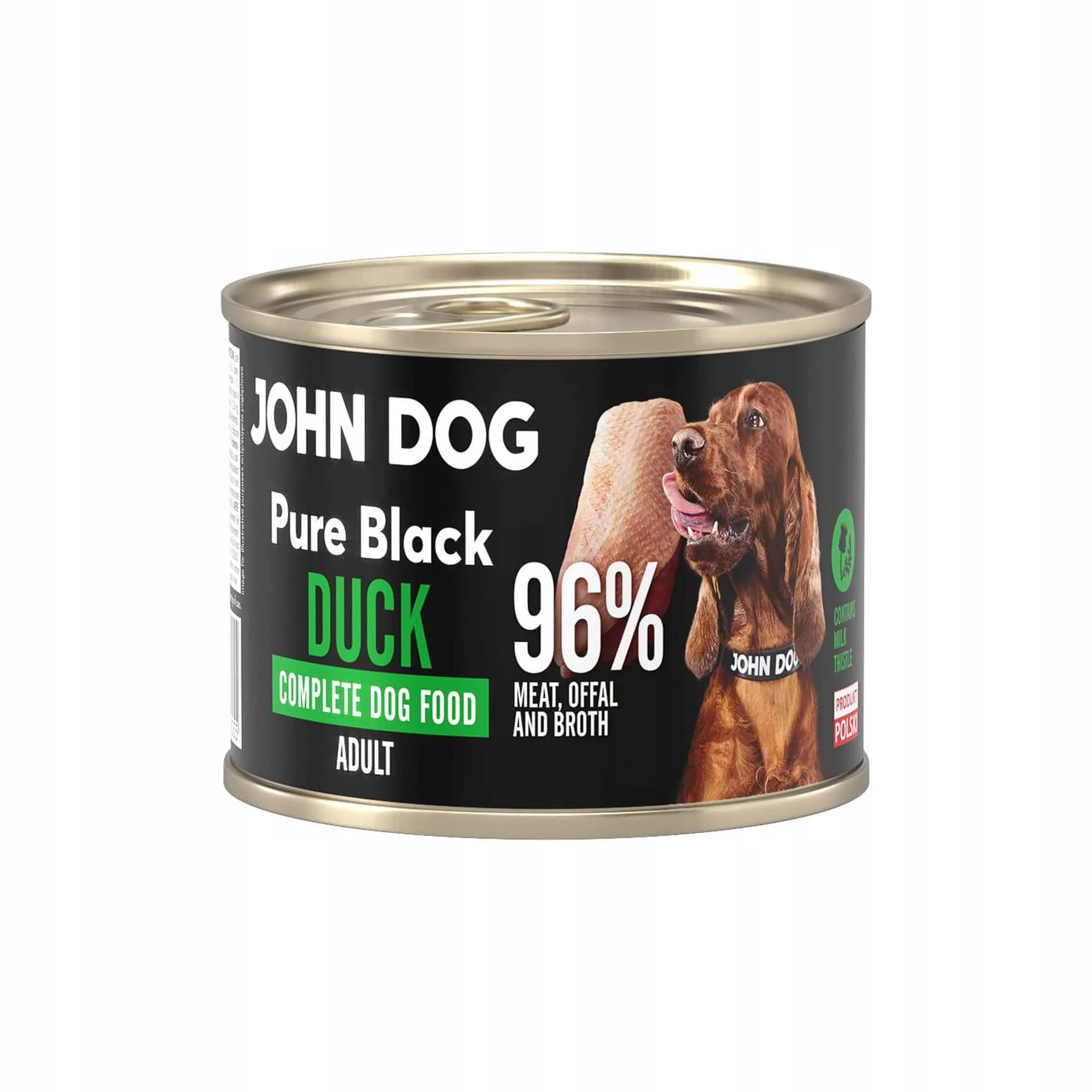 John Dog Pure Black Kaczka monobiałkowa karma mokra dla psa