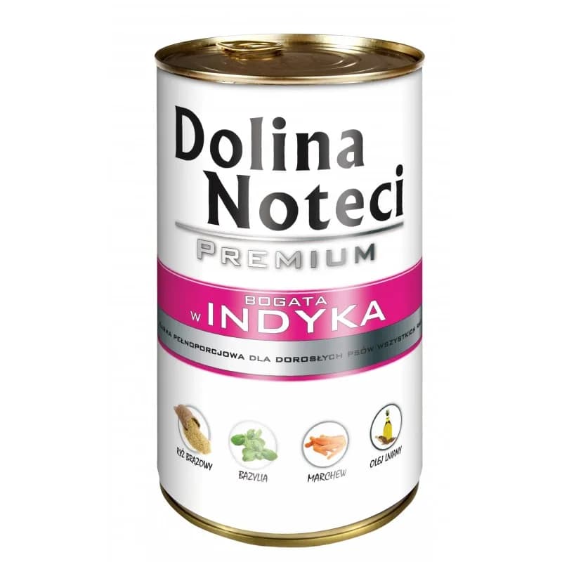 Dolina Noteci Premium bogata w indyka dla psa