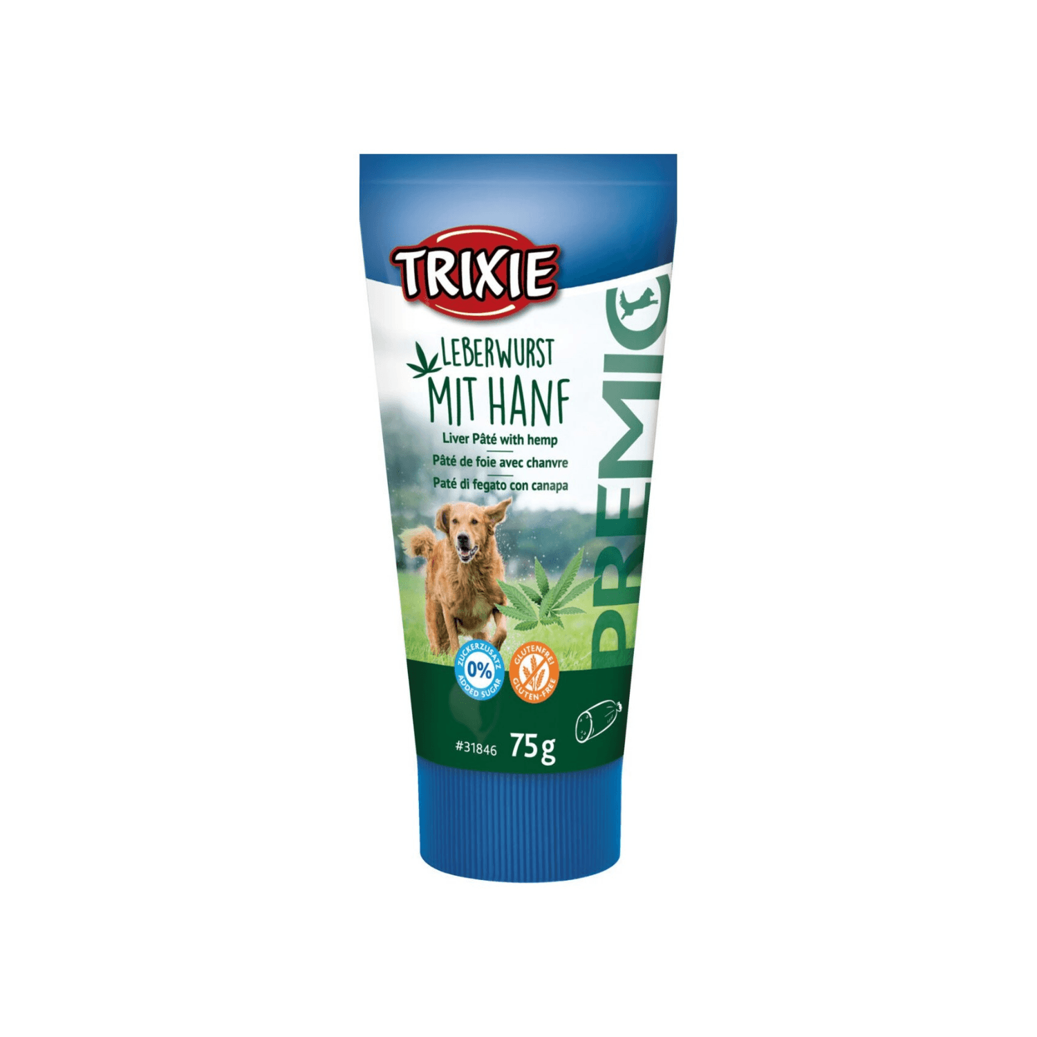Trixie pasztet z wątróbki z konopiami przysmak dla psa 75 g