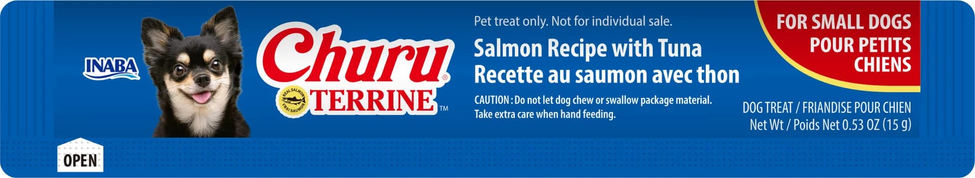 INABA Dog Churu Terrine Salmon & Tuna 4 x 15 g (60 g)