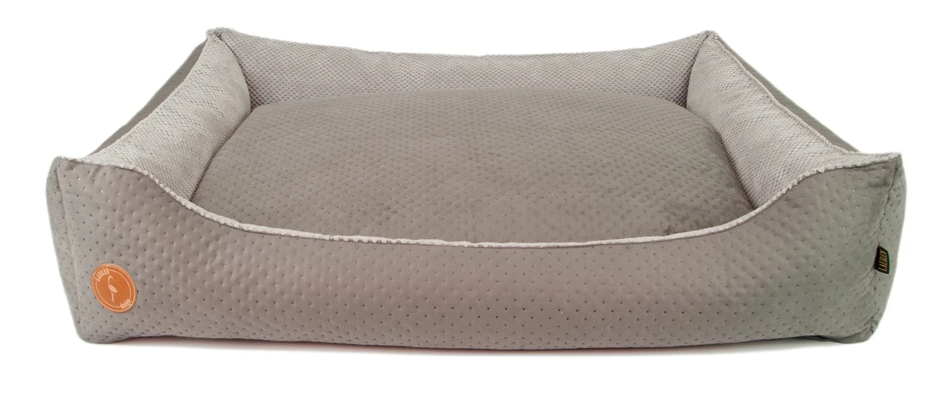 Lauren Design Legowisko pikowane Cezar dla psa i kota – brązowy, 60 × 50