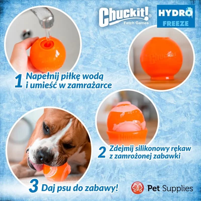 Chuckit piłka Hydrofreeze dla psa 7,5 cm