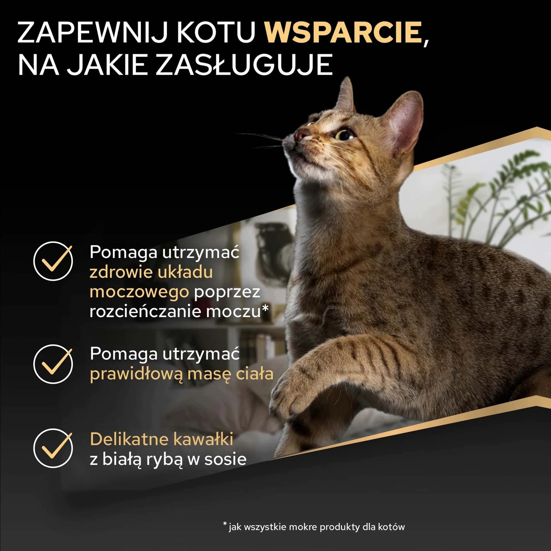 Purina Pro Plan Maintenance Sterilised Adult karma mokra dla dorosłych kotów z białą rybą w sosie 85 g