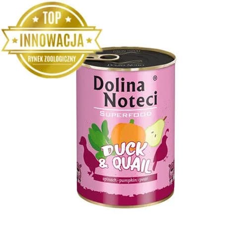 Dolina Noteci Superfood Kaczka z Przepiórką dla psa