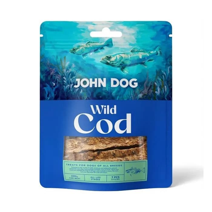 John Dog Wild Fish Cod przysmak ze dorszem dla psa 7 szt.