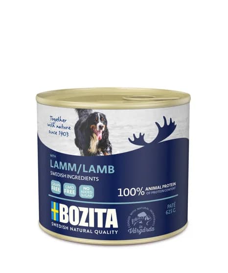 Bozita Mokra karma dla psów w puszkach jagnięcina 625 g
