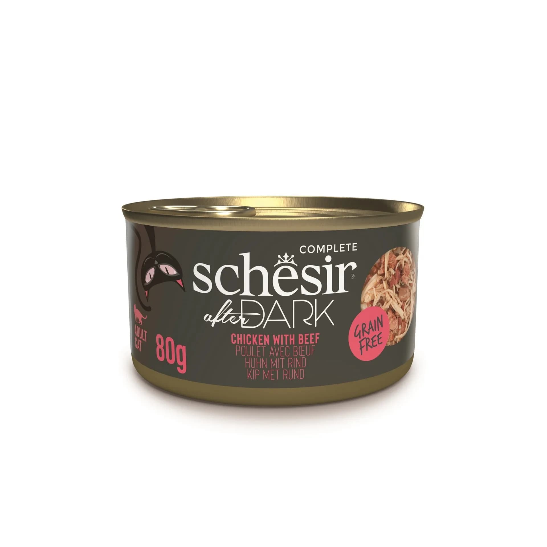 Schesir After Dark karma mokda dla kota kurczak w bulionie wołowym 80 g