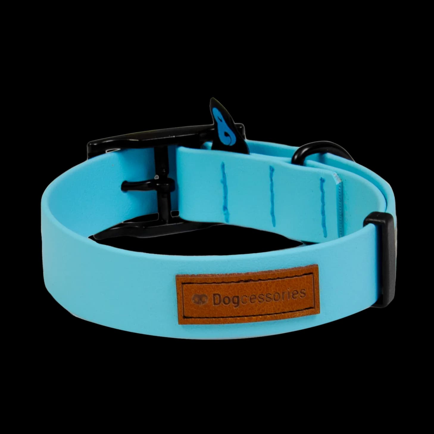 Dogcessories Biothane obroża – błękitny, XS