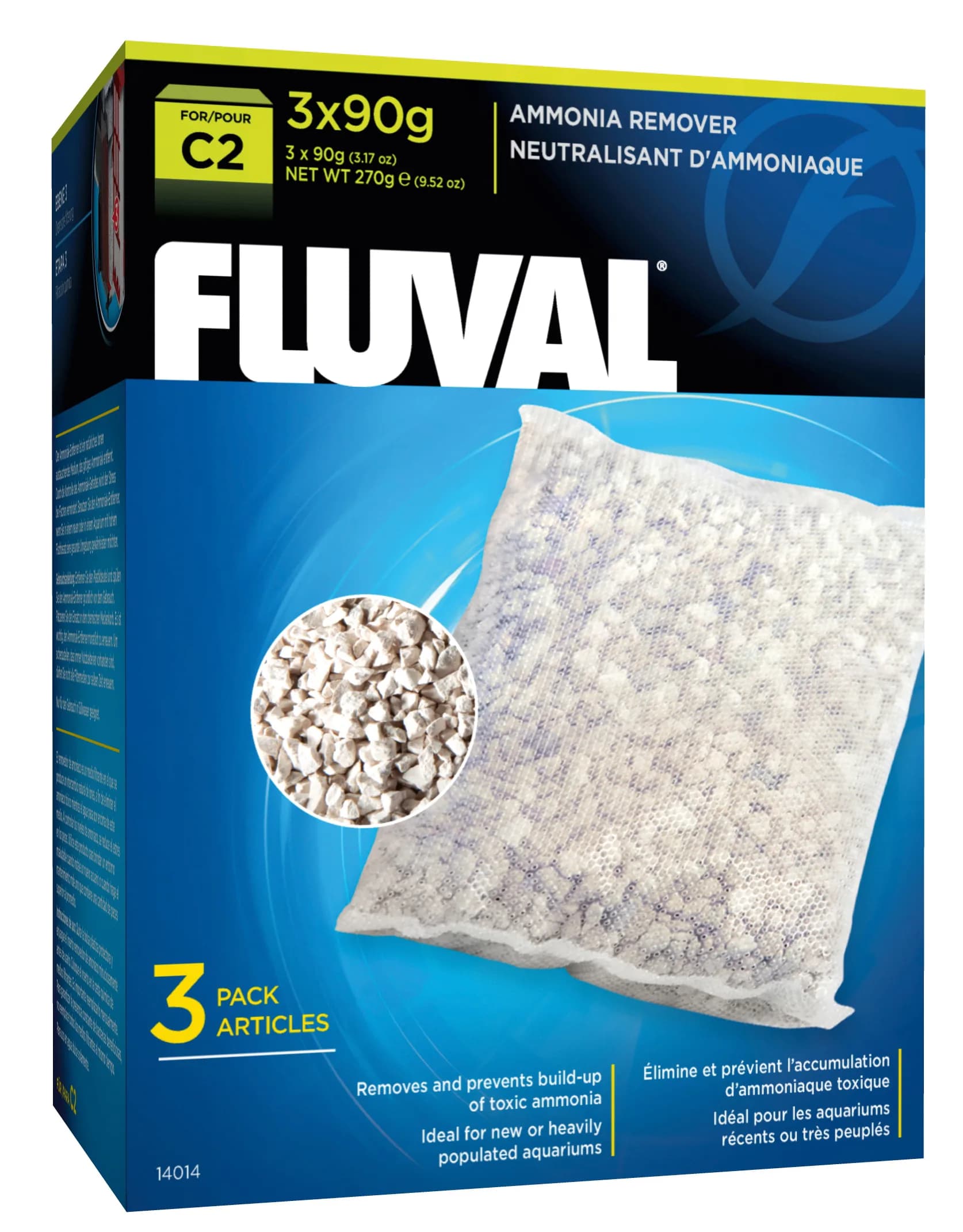 Fluval Ammonia Remover wkład filtracyjny do filtrów C2 C3 i C4 3 szt. – C2