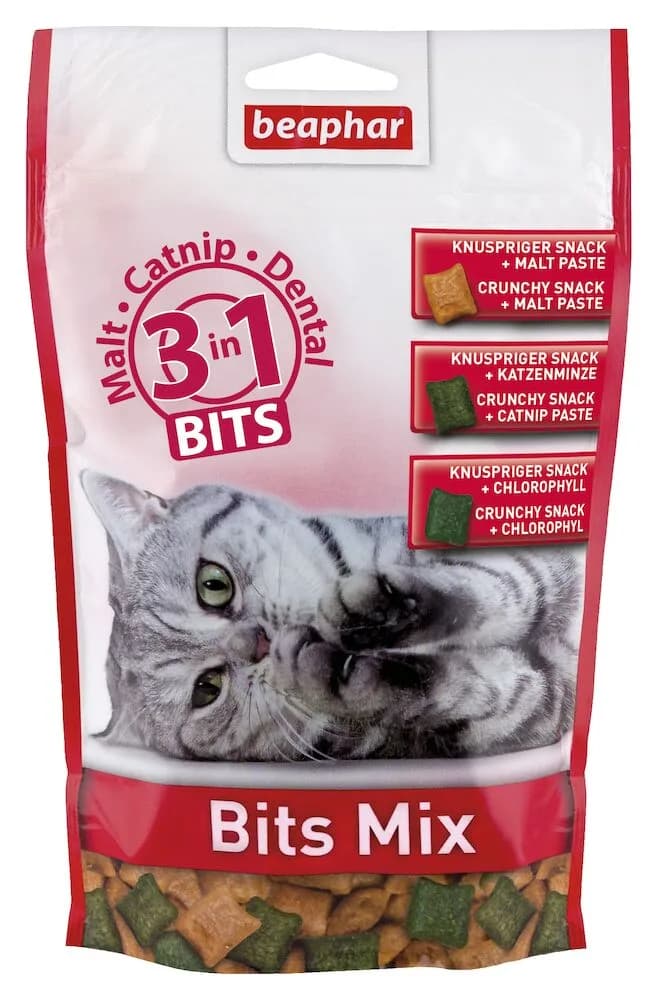 Beaphar Bits mix przysmak dla kotów 3w1 150 g