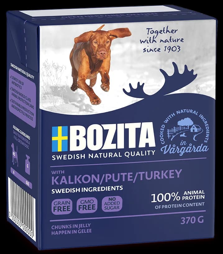 Bozita Z indykiem mokra karma dla psów 370 g