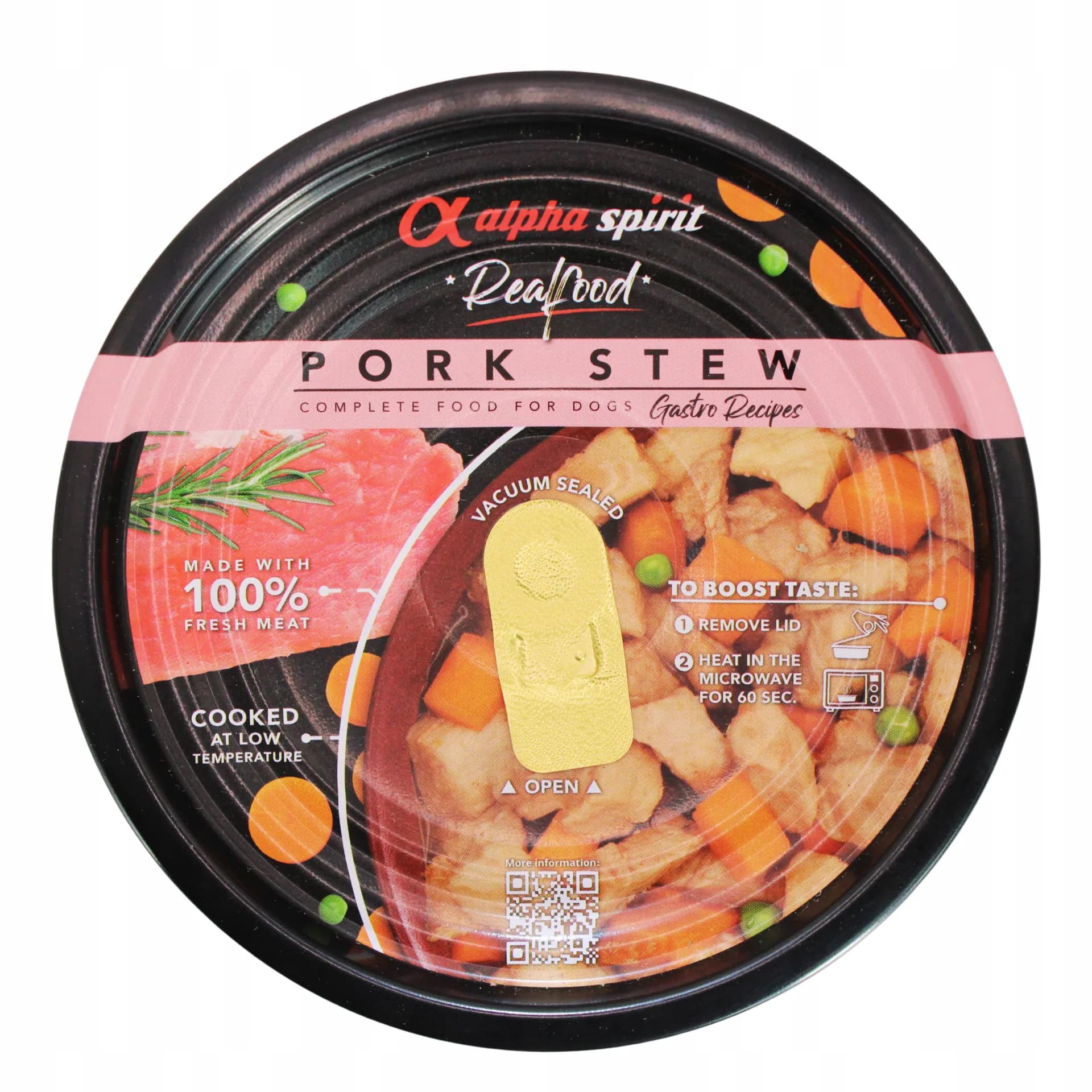 Alpha Spirit Karma mokra dla psa Real Food Pork Stew 280 g