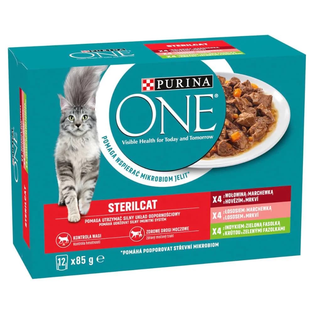 Purina ONE Sterilcat Mokra karma 12 × 85 g