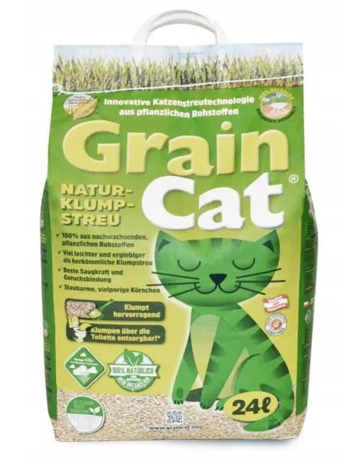 Green Cat Żwirek kukurydziany dla kota – 12 l