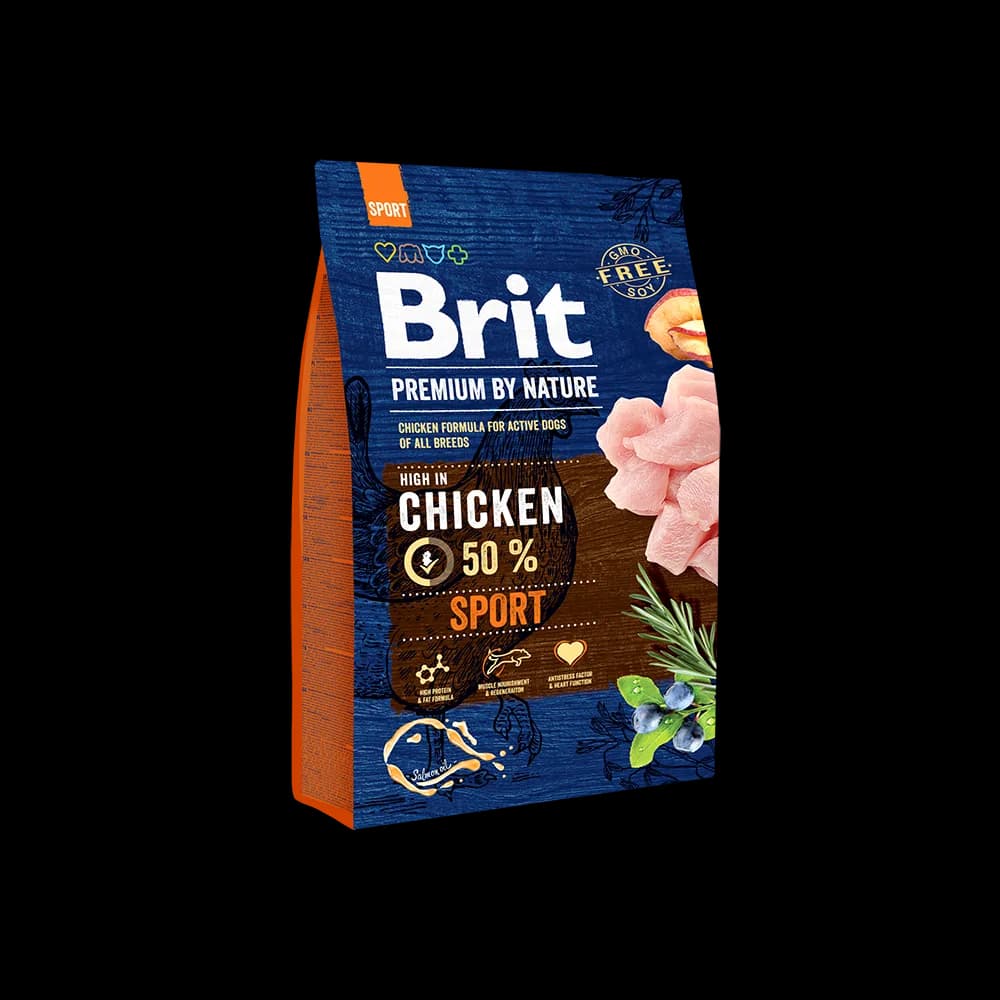 Brit Premium By Nature Sport sucha karma dla psa z kurczakiem – 3 kg
