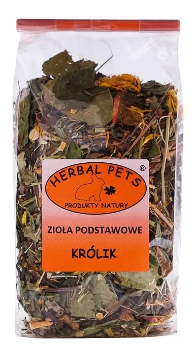 Herbal Pets Zioła podstawowe karma dla królików 125 g