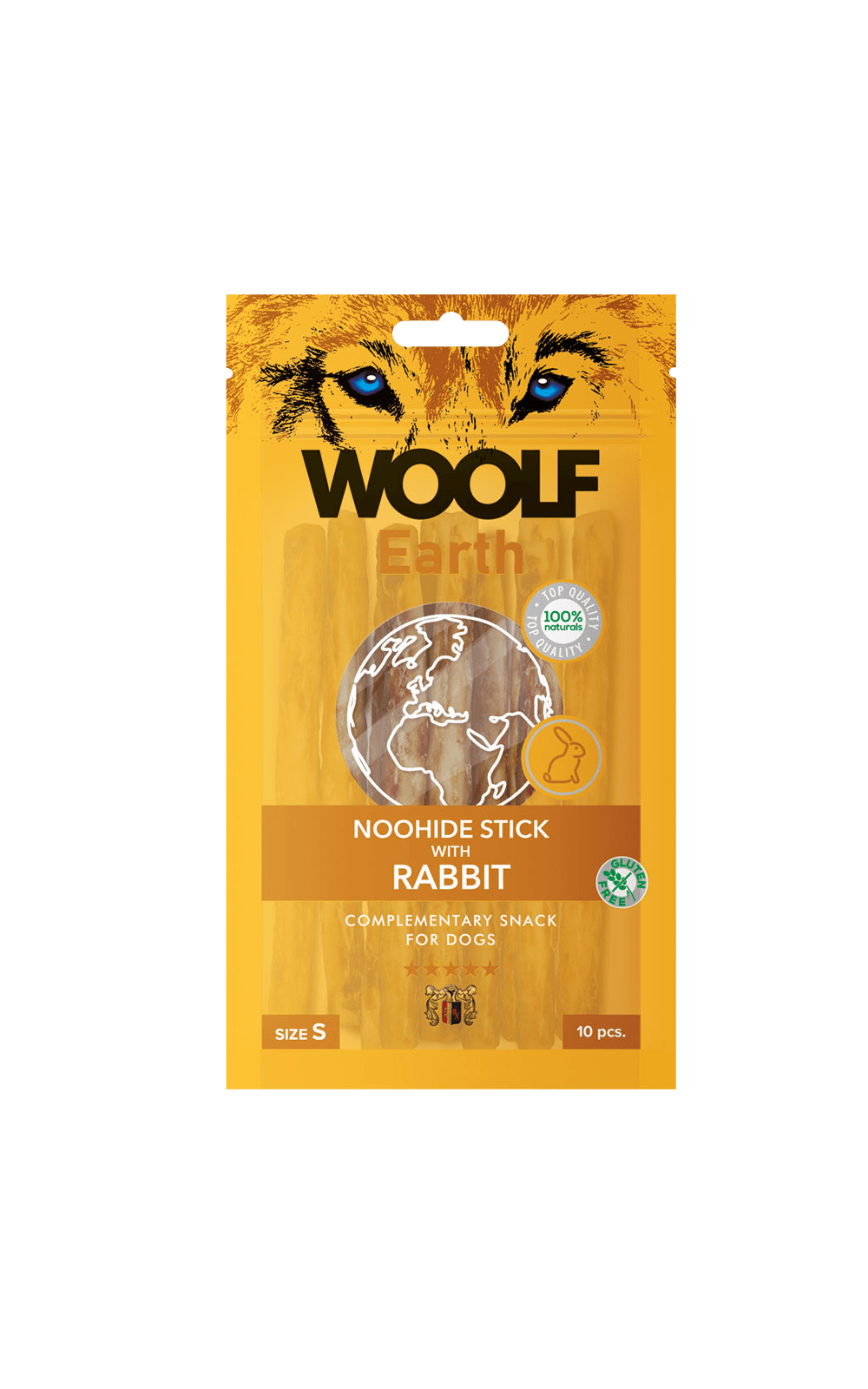 Woolf Earth Noohide With Rabbit przysmak Pałeczki Królik dla psa