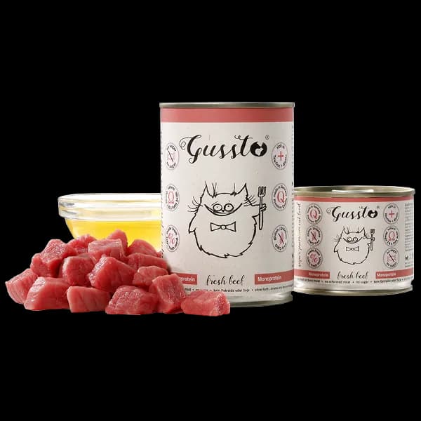 Gussto Cat puszka Fresh Beef dla kota – 200 g