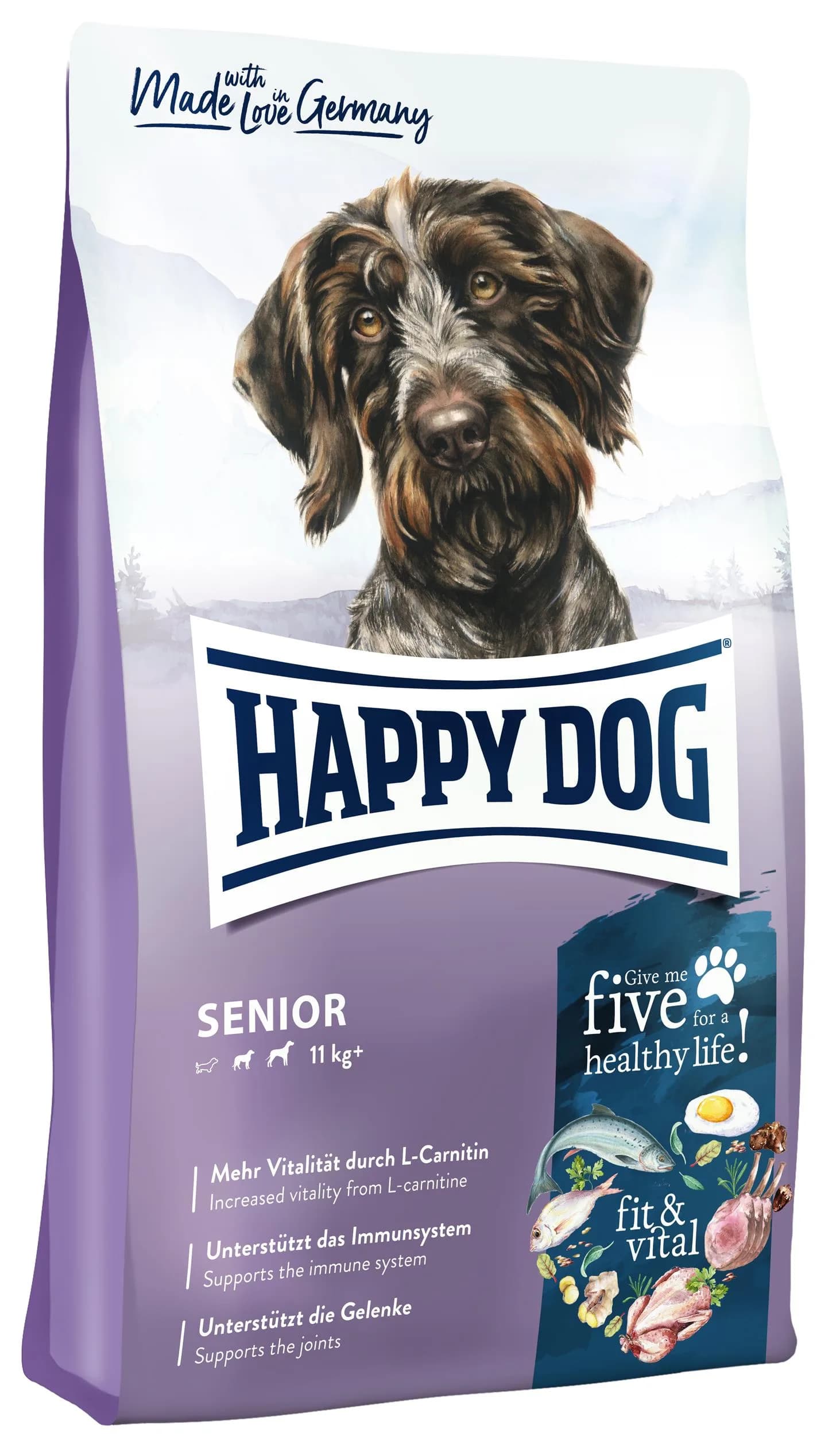 Happy Dog Fit & vital Senior karma sucha dla starszych psów średnich i dużych ras