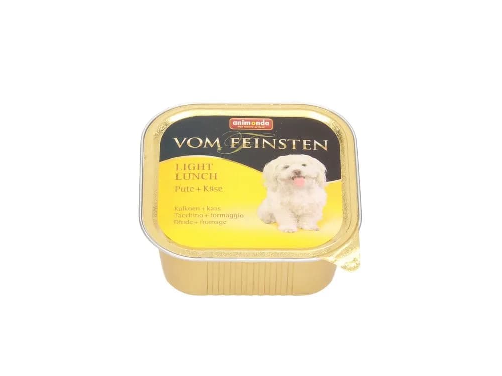 Animonda Vom Feinsten Light Lunch karma mokra z indykiem i serem dla psa 150 g