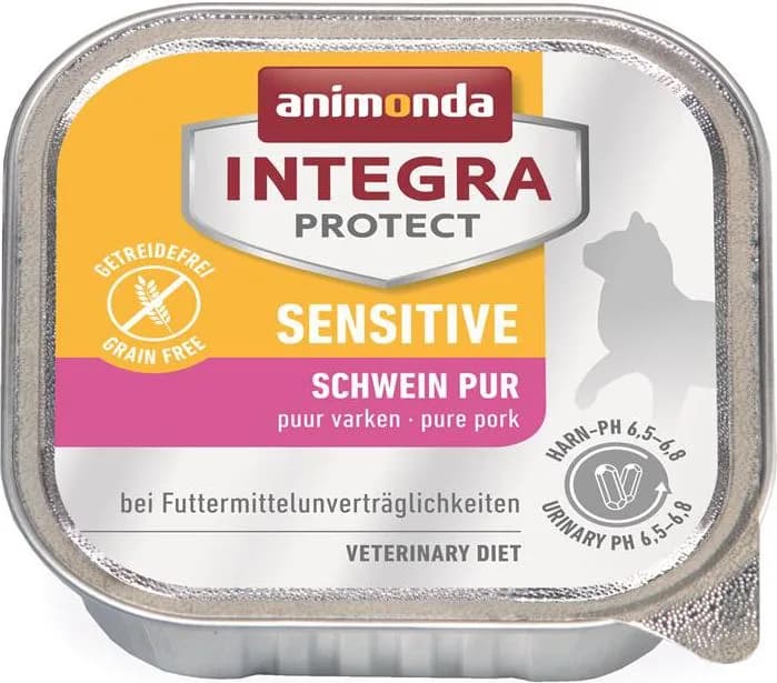 Animonda Integra Protect Sensitive karma mokra dla dorosłych kotów wieprzowina 100 g