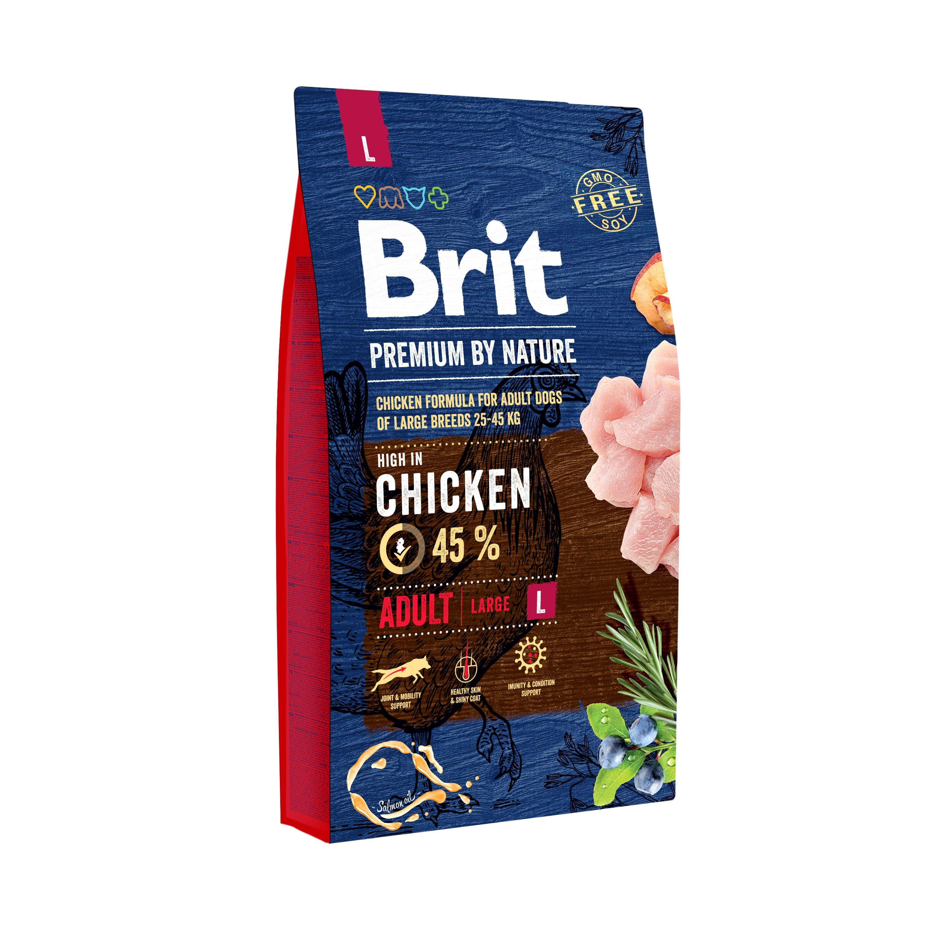 Brit Premium By Nature Adult Large sucha karma dla psa z kurczakiem