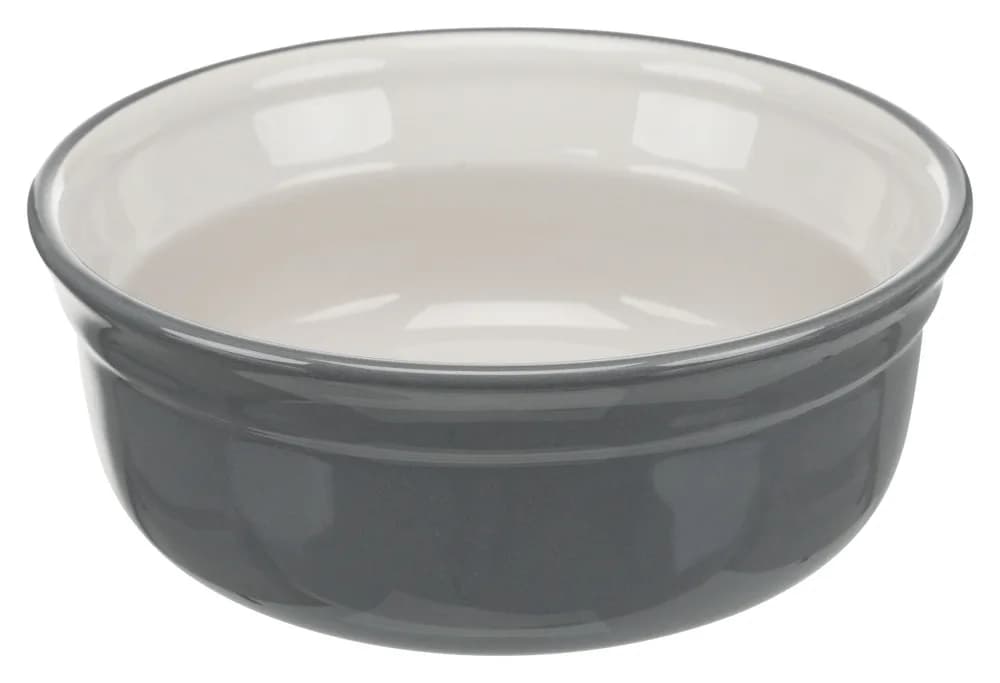 Trixie zestaw misek na stojaku, ceramika/metal / Φ 15 cm 0,6 l