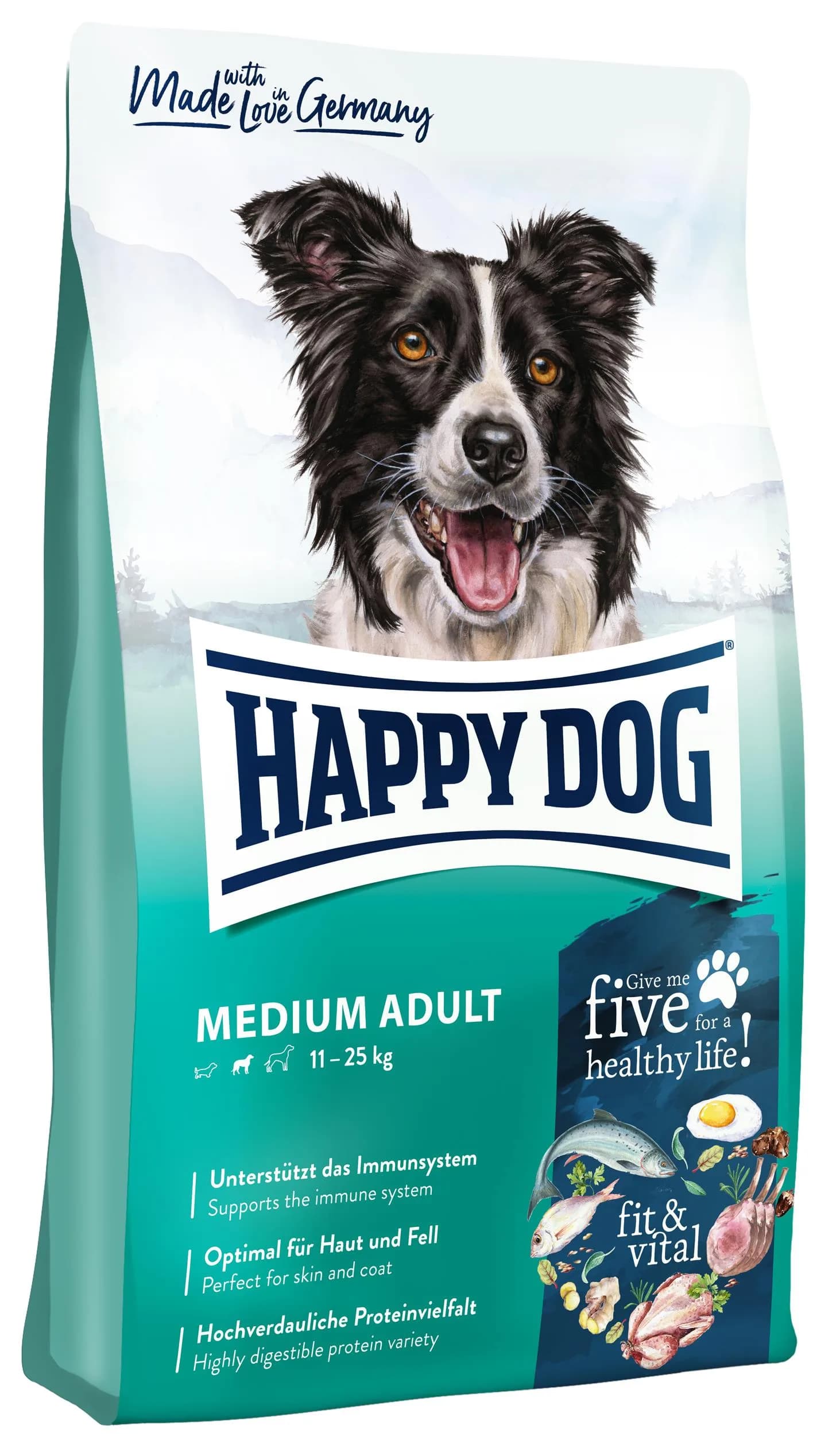 Happy Dog Fit & vital Medium Adult karma sucha dla dorosłych psów ras średnich