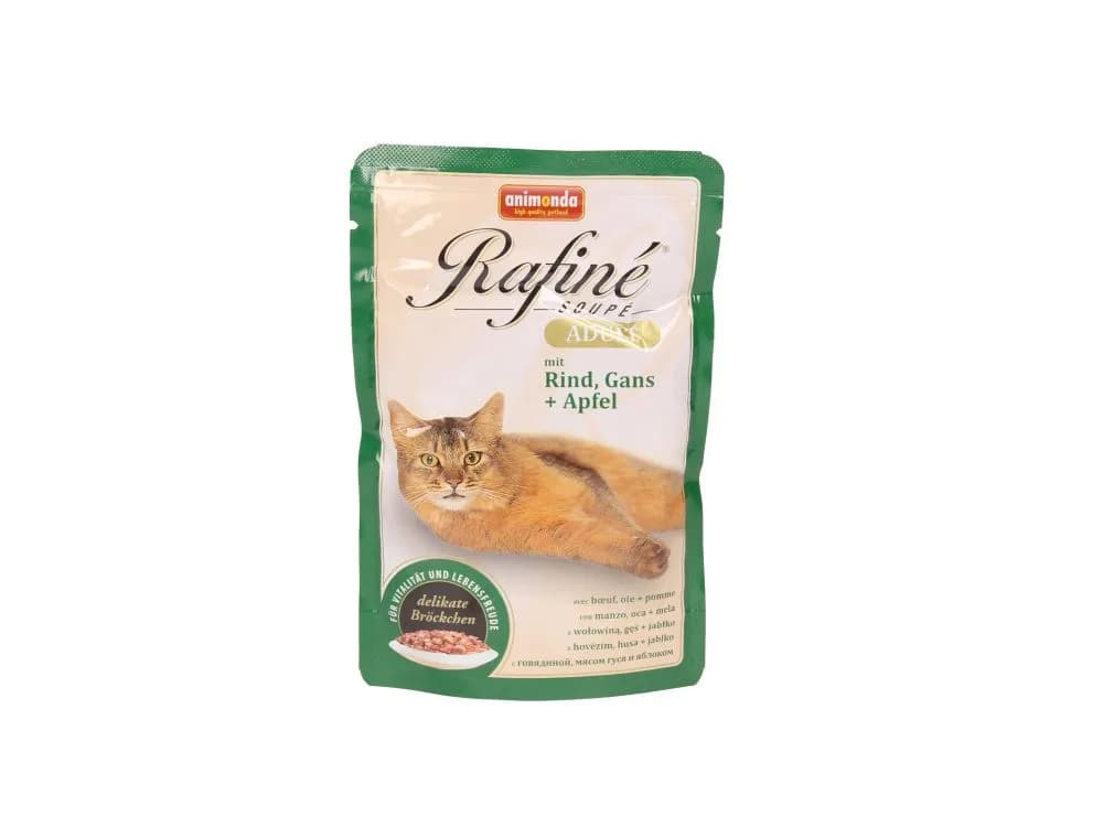 Animonda Rafine Soupe karma mokra dla kota wołowina/gęś/jabłko 100 g