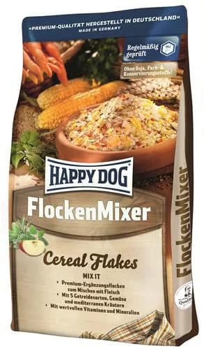 Happy Dog Flocken Mixer karma sucha dla psów Płatki wielozbożowe do mieszania z mięsem 1,5 kg