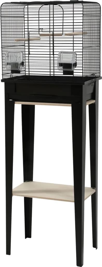 Zolux Klatka dla ptaków ze stojakiem Chic Loft – biały, 113x38x24,5 cm