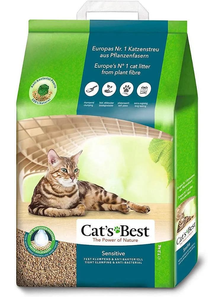 Cat's Best Żwirek Sensitive z blokerami zapachów – 8 l