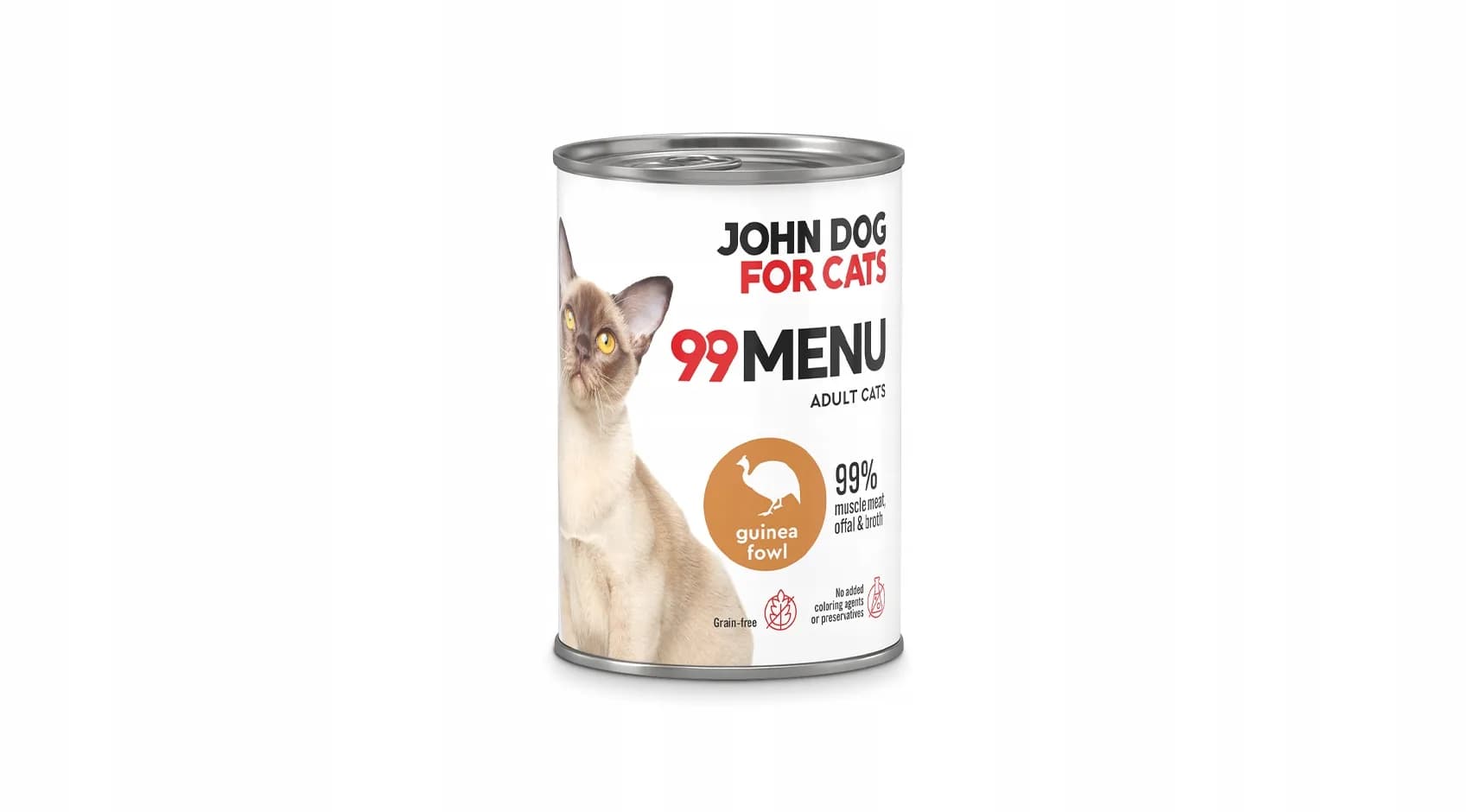 John Dog for Cats 99 Menu karma mokra z kurczakiem i bażantem dla dorosłych kotów 400 g
