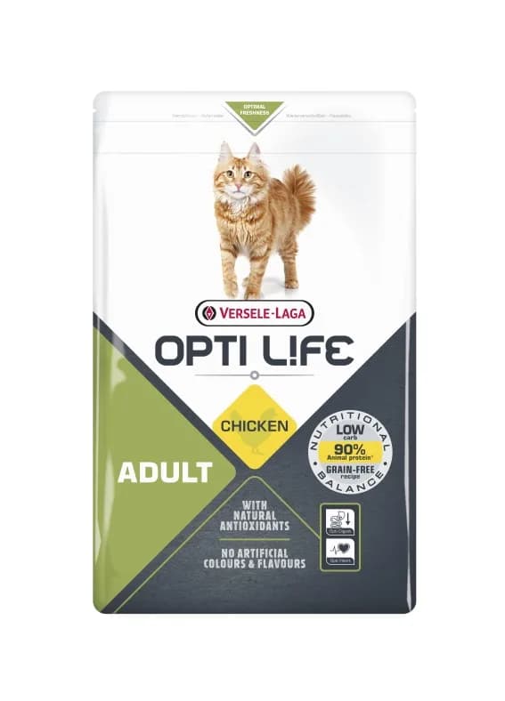 Versele-Laga Opti Life Cat Adult Chicken karma dla kotów dorosłych – 1 kg