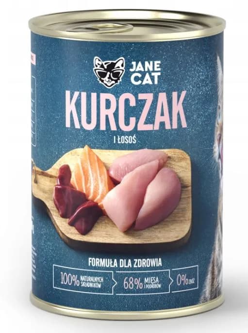 Jane Cat Adult karma mokra kurczak i łosoś – 400 g