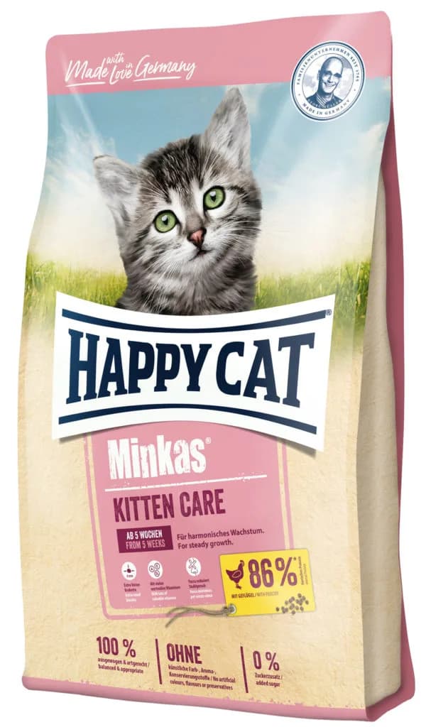 Happy Cat Sucha karma Minkas Kitten Care z drobiem dla kota