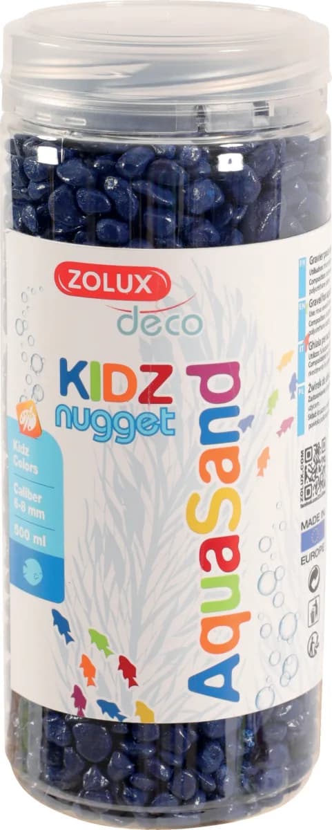 Zolux Aquasand podłoże dekoracyjne do akwarium Kidz Nugget – czerwony