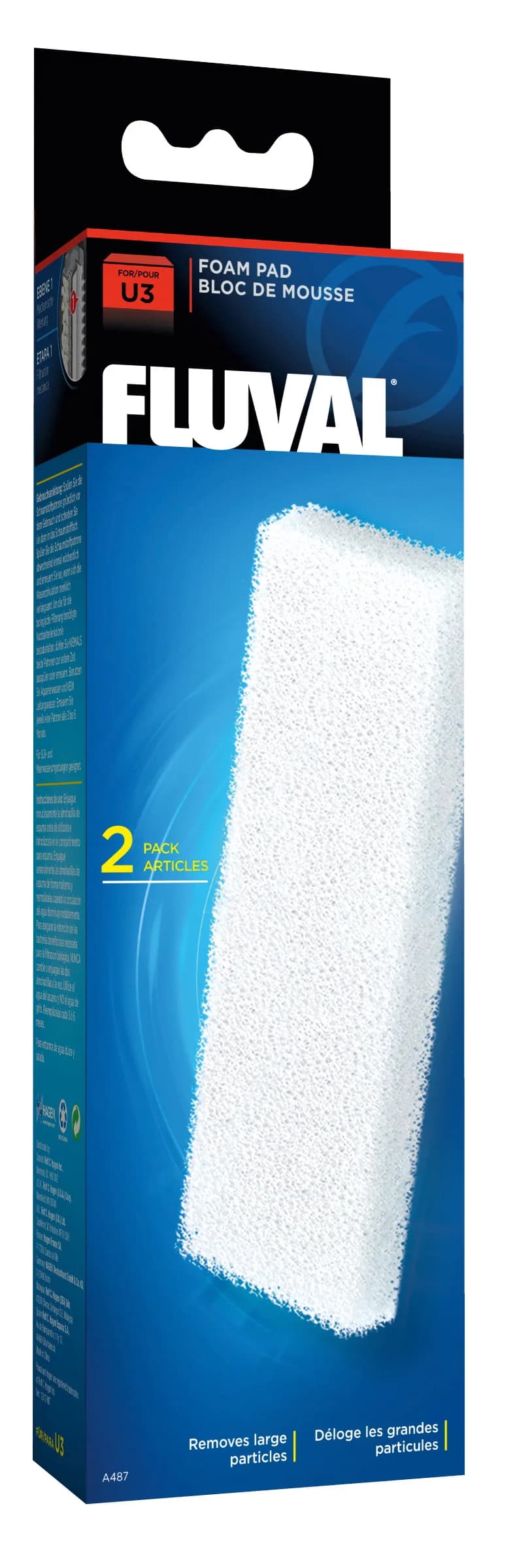 Fluval Bio Foam Pad wkład gąbkowy do filtrów U2 U3 i U4 2 szt. – Fluval U3