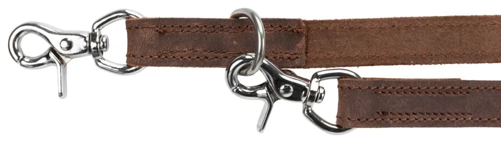 Trixie Smycz regulowana Rustic – brązowy, M-L