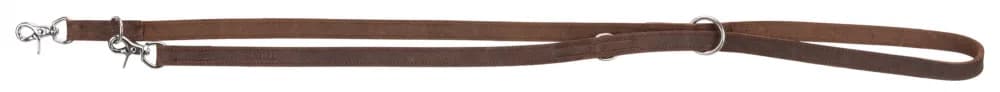 Trixie Smycz regulowana Rustic – brązowy, M-L